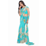Pochampally Inspired Printed Georgette Saree Collection